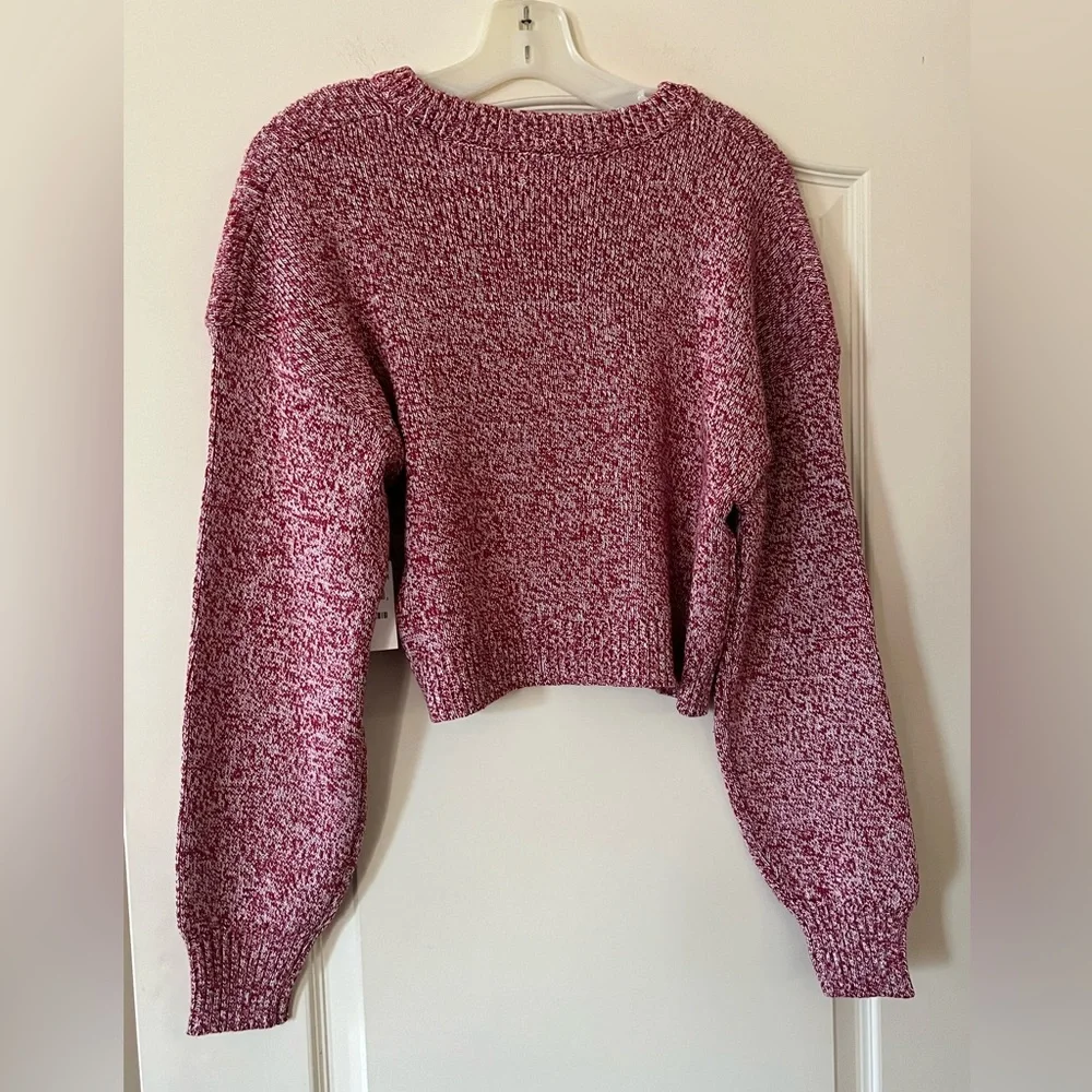 New! Pacsun Mauve Knit Long Sleeve Knit Sweater Women’s size Small - Picture 2 of 12